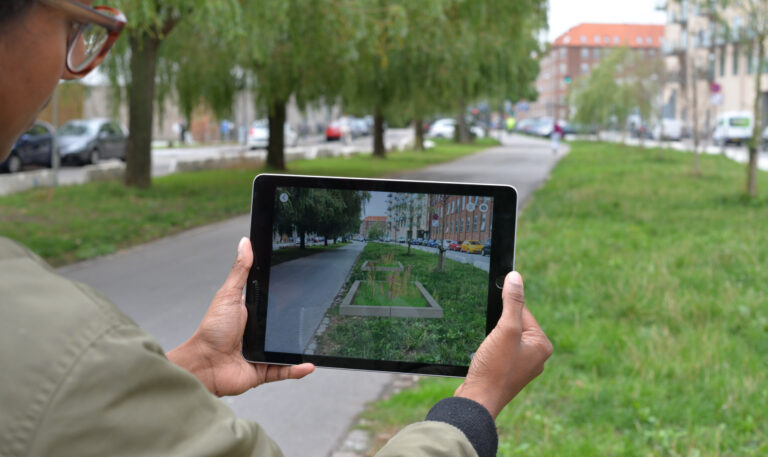 AR tool for climate change city planning